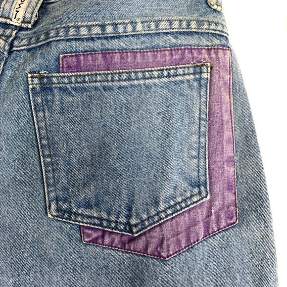 90s Authentic Exhaust Jeans Hip-hop Graffiti Denim Jeans Thrashed Ov… - Picture 9 of 12